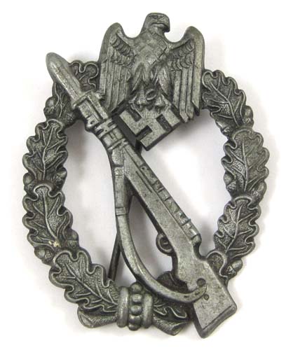 Appraisal: WORLD WAR TWO GERMAN NAZI INFANTRY ASSAULT BADGE silver color