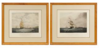 Appraisal: Samuel Walter Maritime Engravings Circa s Samuel Walter British -