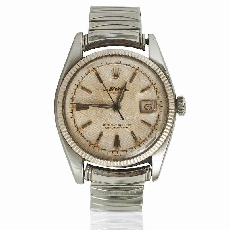 Appraisal: Rolex Men's Stainless Oyster Perpetual Datejust Watch Men's Rolex oyster