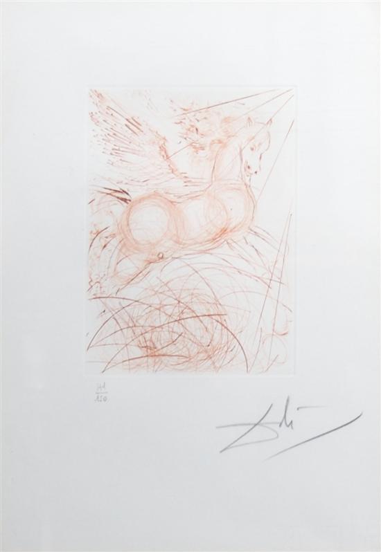 Appraisal: Salvador Dali Spanish - Pegasus