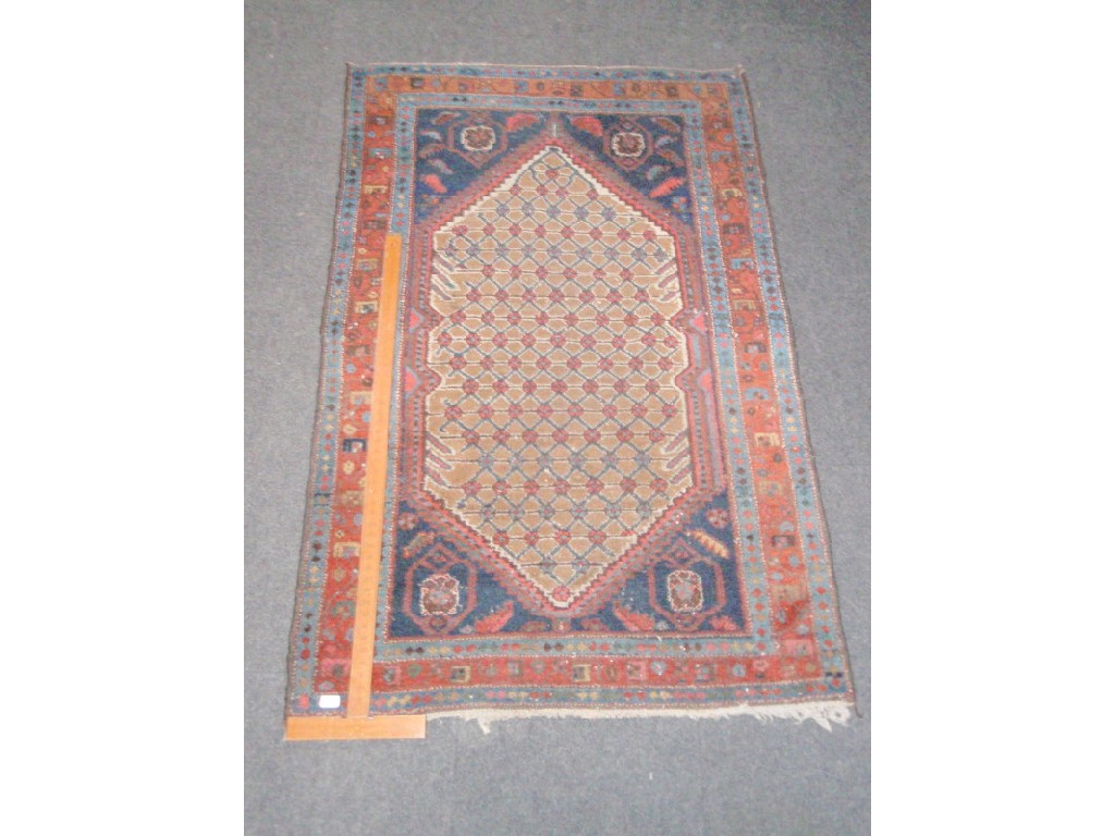 Appraisal: A Turkish woollen rug cm x cm