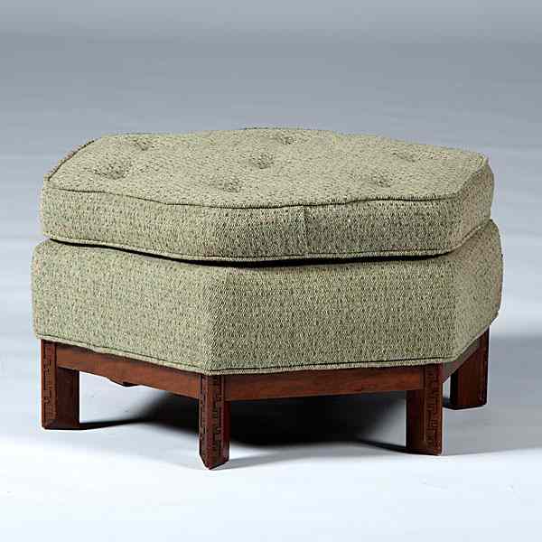 Appraisal: Frank Lloyd Wright Ottoman American ca s A Frank Lloyd