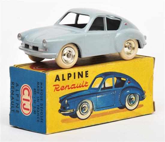 Appraisal: CIJ Renault Alpine Type Mille Miles light grey chrome hubs