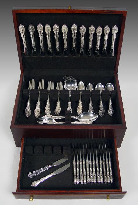 Appraisal: GORHAM LA SCALA STERLING FLATWARE SERVICE Approx pieces in the