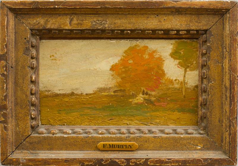 Appraisal: JOHN FRANCIS MURPHY - LANDSCAPE WITH ORANGE TREE Oil on