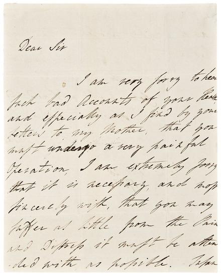 Appraisal: JOHNSON Samue --THRALE Hester Maria Queeney - Autograph letter signed