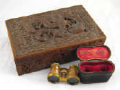 Appraisal: A Chinese carved locking hardwood box with internal divisions together