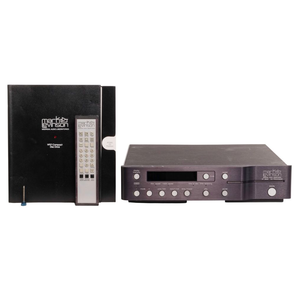 Appraisal: MARK LEVINSON S AMPLIFIER AND CD PROCESSORSerial having analog outputs