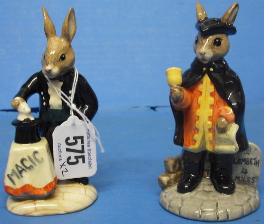 Appraisal: Royal Doulton Bunnykins figures Town Crier DB with Cert and