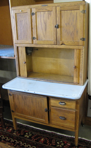 Appraisal: AN OAK KITCHEN HOOSIER CABINET Coppes Brothers Zook Inc Napanee