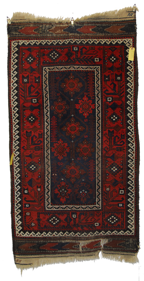 Appraisal: BELOUCH RUG Afghanistan circa feet inches x feet inches