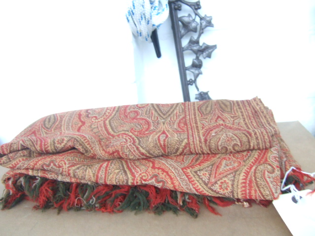 Appraisal: A double sided Paisley shawl late th century x cm