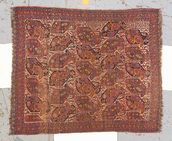 Appraisal: A Qashqai rug size approximately ft x ft in