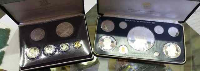 Appraisal: A REPUBLIC OF PANAMA PROOF COIN SET dated together with