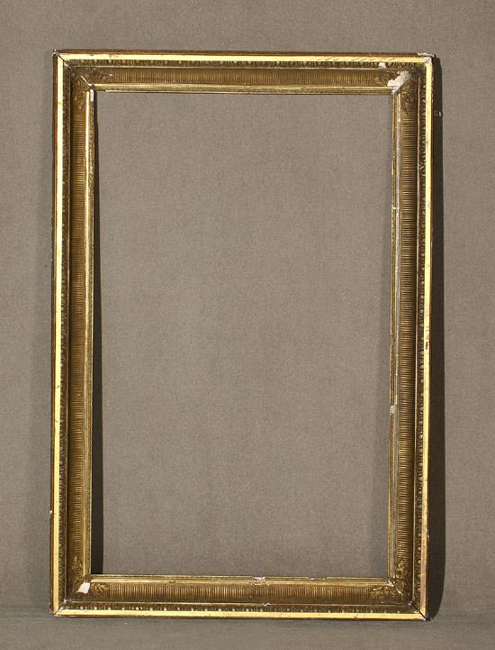 Appraisal: Federal Style Gilt Composition Wood Frame th Century Sight size