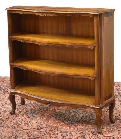 Appraisal: Italian Louis XV style bookcase th c having a shaped