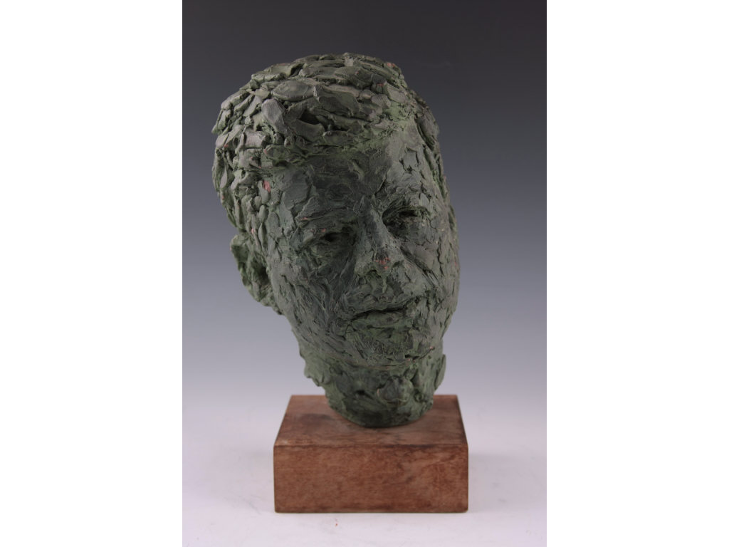 Appraisal: Robert Berks American b John F Kennedy terra cotta with