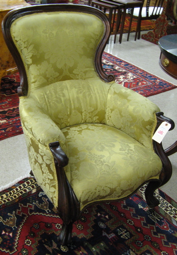 Appraisal: A VICTORIAN ARMCHAIR English th century having a molded mahogany