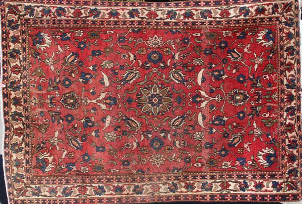 Appraisal: Persian Lilihan rug ' x ' Good condition EST -