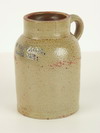 Appraisal: STONEWARE OYSTER JAR - Rare R F Savage Bath ME