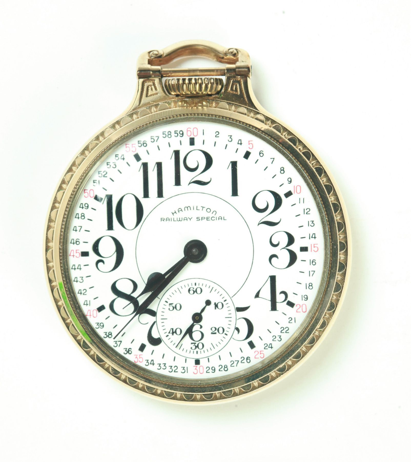 Appraisal: HAMILTON RAILWAY POCKET WATCH American ealry th century Hamilton Railway