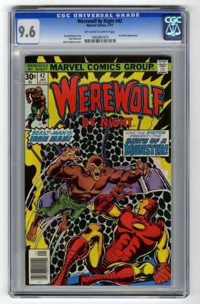 Appraisal: Werewolf By Night CGC Marvel Comics Click for full description