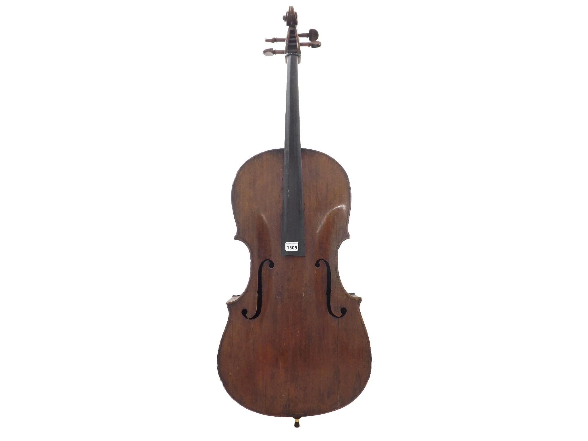 Appraisal: th century German violoncello in need of extensive restoration labelled