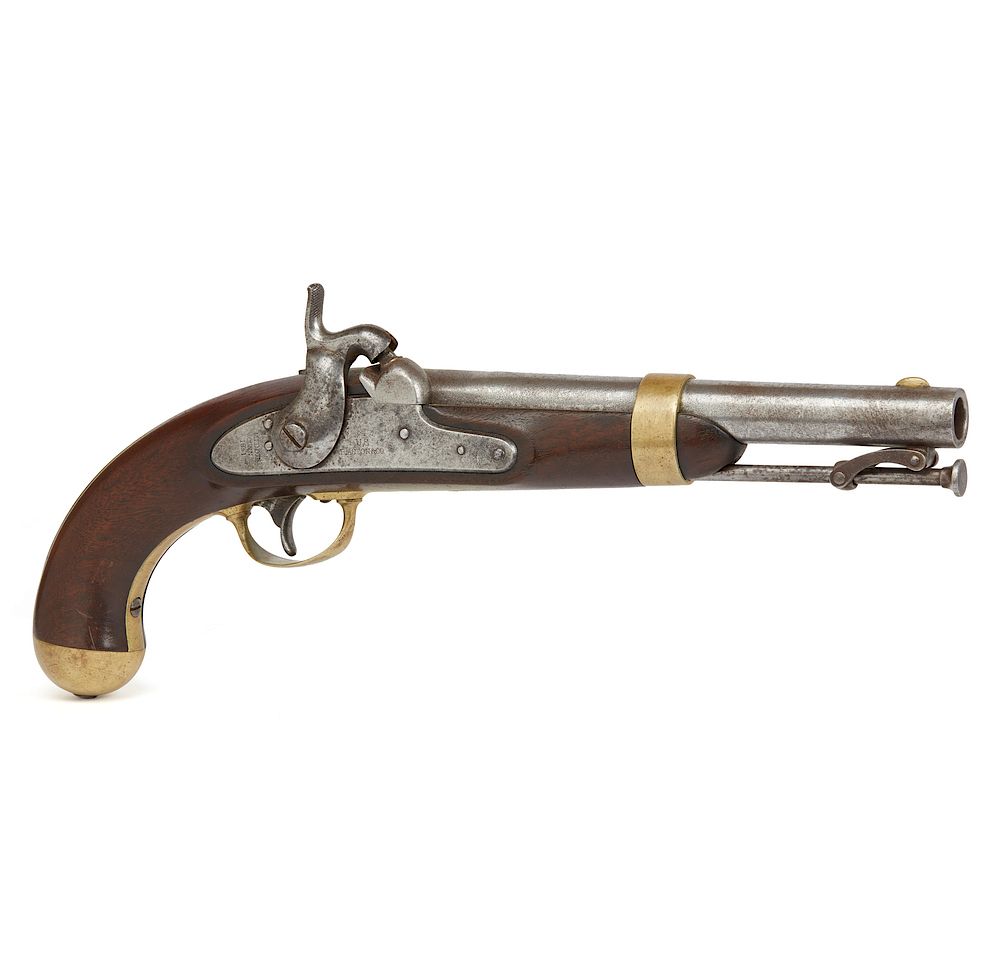 Appraisal: Model Aston Percussion Pistol A very nice Aston single shot