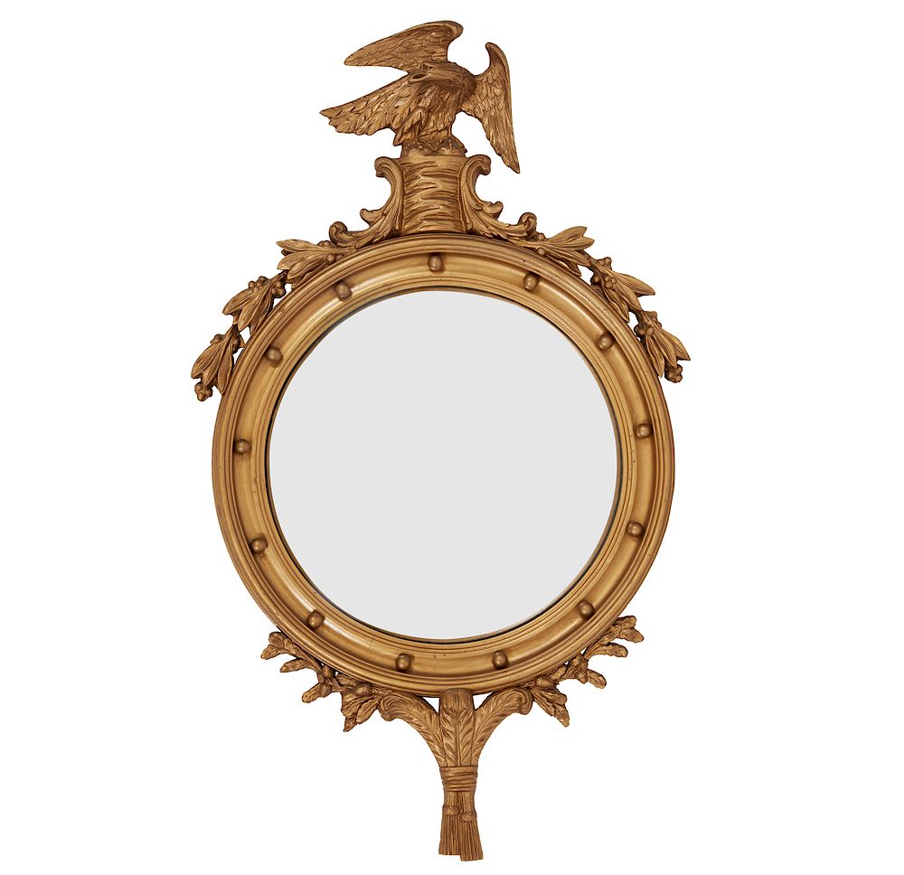 Appraisal: Federal Style Mirror Federal style gilt wood mirror new mirror