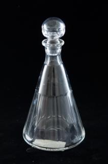 Appraisal: th Century French Decanter Blown glass with smooth pontil to