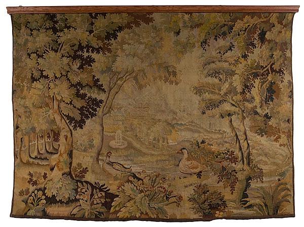 Appraisal: TAPESTRY OF WOODLAND PARK English or Continental th or early