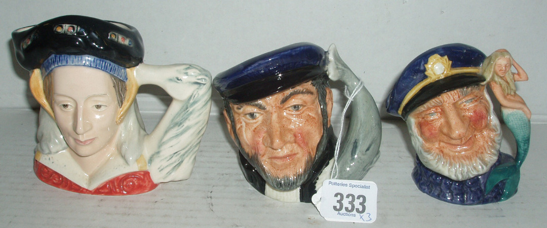 Appraisal: Small Sized Character Jug Ann Of Cleves D Old Salt