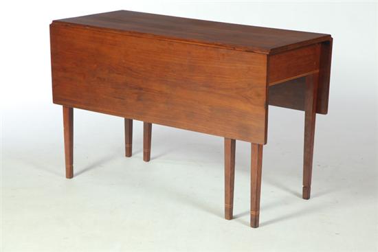 Appraisal: DROP LEAF TABLE American early th century cherry walnut and