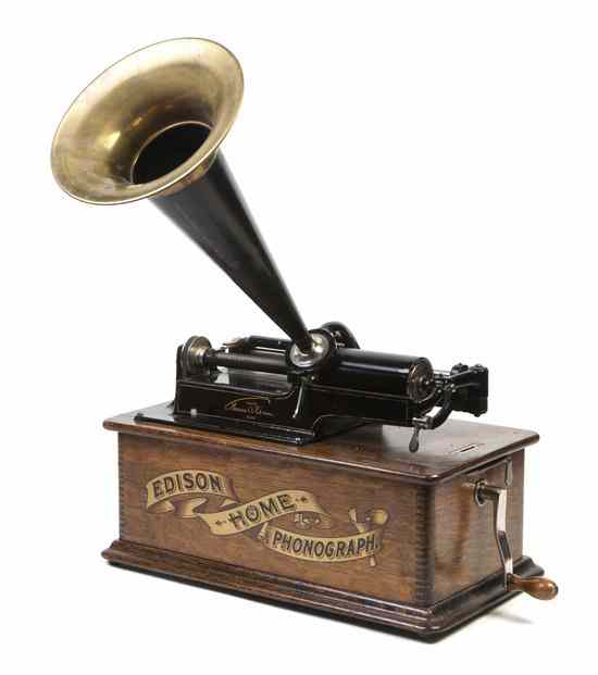 Appraisal: An Edison Standard Cylinder Phonograph serial number H having a