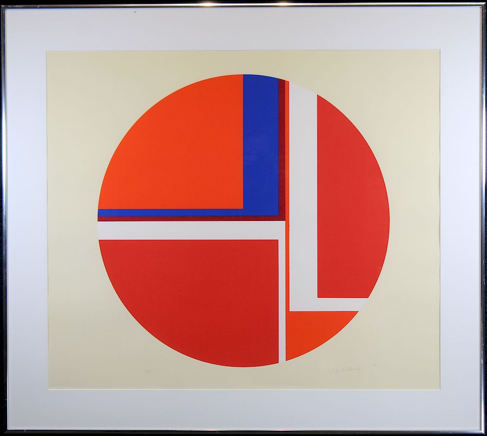 Appraisal: Ilya Bolotowsky Russian-American - Ilya Bolotowsky Russian-American - Serigraph Circular