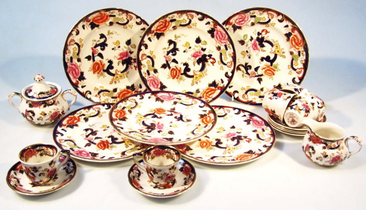 Appraisal: Various Mason's Mandalay pattern china comprising of six plates cm