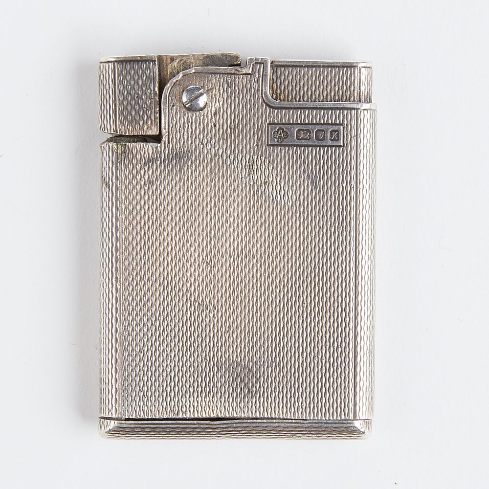 Appraisal: Rare Asprey Solid Sterling Silver Lighter Asprey London United Kingdom