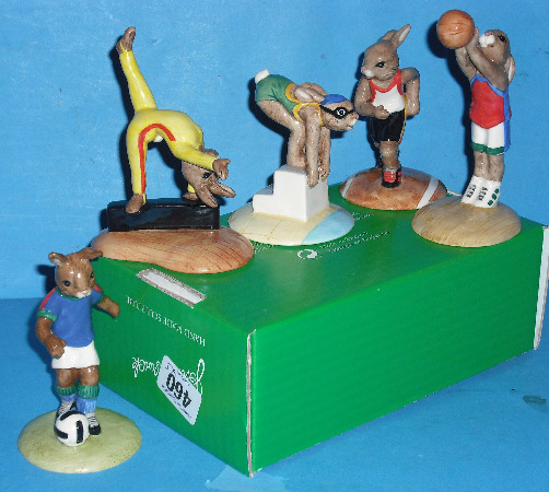 Appraisal: Royal Doulton Bunnykins Figures Australian Olympic Games Collection Olympic Gymnast