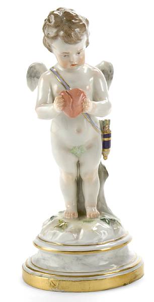 Appraisal: A Meissen porcelain figure of Cupid late th early th