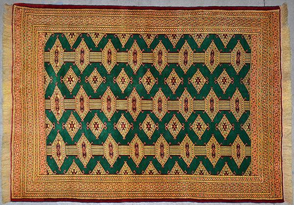 Appraisal: FINE TURKOMAN Wool Fine tribal weave from Khorasan province Tribal