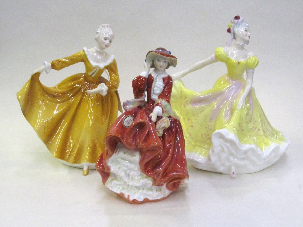 Appraisal: Three Royal Doulton figures 'Top O' the hill' HN 'Kirsty'