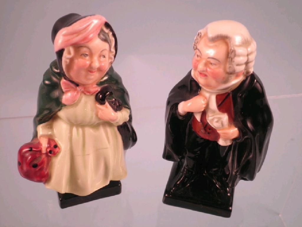 Appraisal: A Royal Doulton figure of Buzz Fuzz and another Sairey