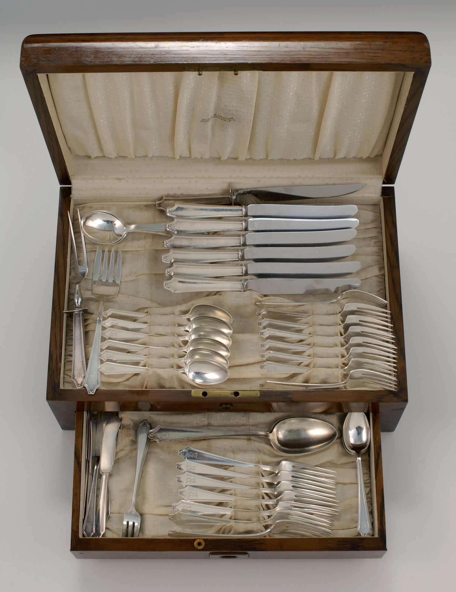 Appraisal: CASED INTERNATIONAL SILVER CO STERLING SILVER PARTIAL FLATWARE SET In