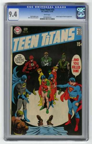 Appraisal: Teen Titans CGC D C Comics - Click for full