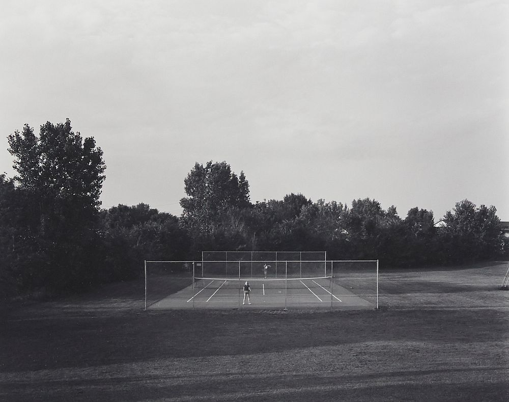 Appraisal: Frank Gohlke Tennis Court St Paul Photograph Frank Gohlke b