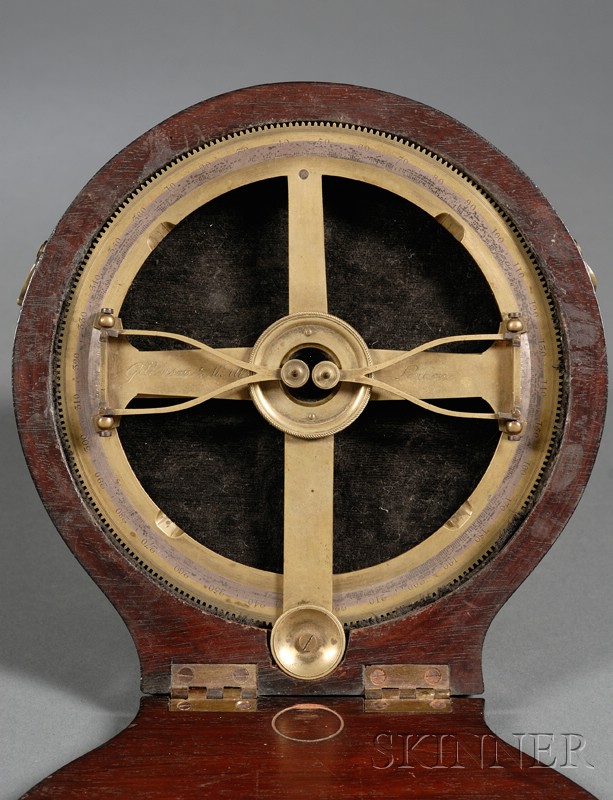 Appraisal: Brass Plotting Compass by Gilkerson Mcall London c - a