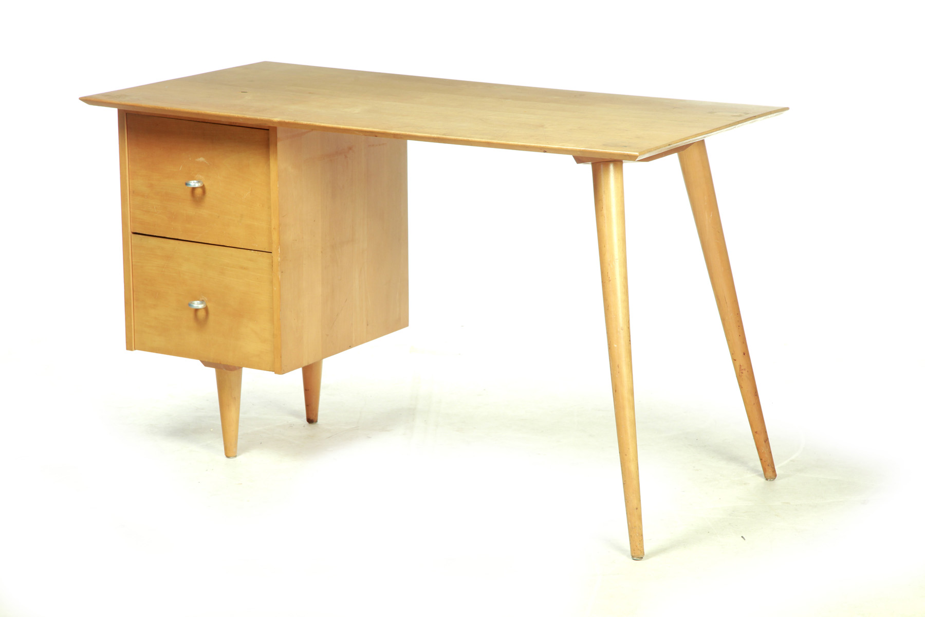 Appraisal: MID-CENTURY MODERN FLAT TOP DESK American third quarter th century