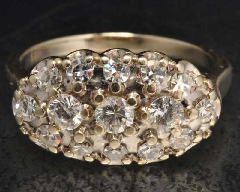 Appraisal: K W Gold Diamond Ring Description Diamond ct Condition Excellent