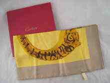 Appraisal: A Cartier Paris scarf boxed