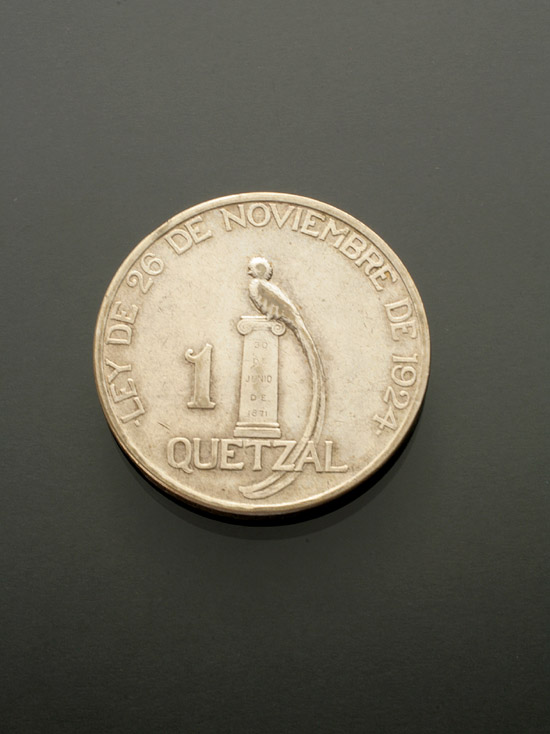 Appraisal: Guatemalan Silver Quetzal Dated